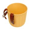 Front Handlebar Bicycle Basket Multipurpose Simulation Wicker Round Shape Large Capacity Bike Baskets Yellow