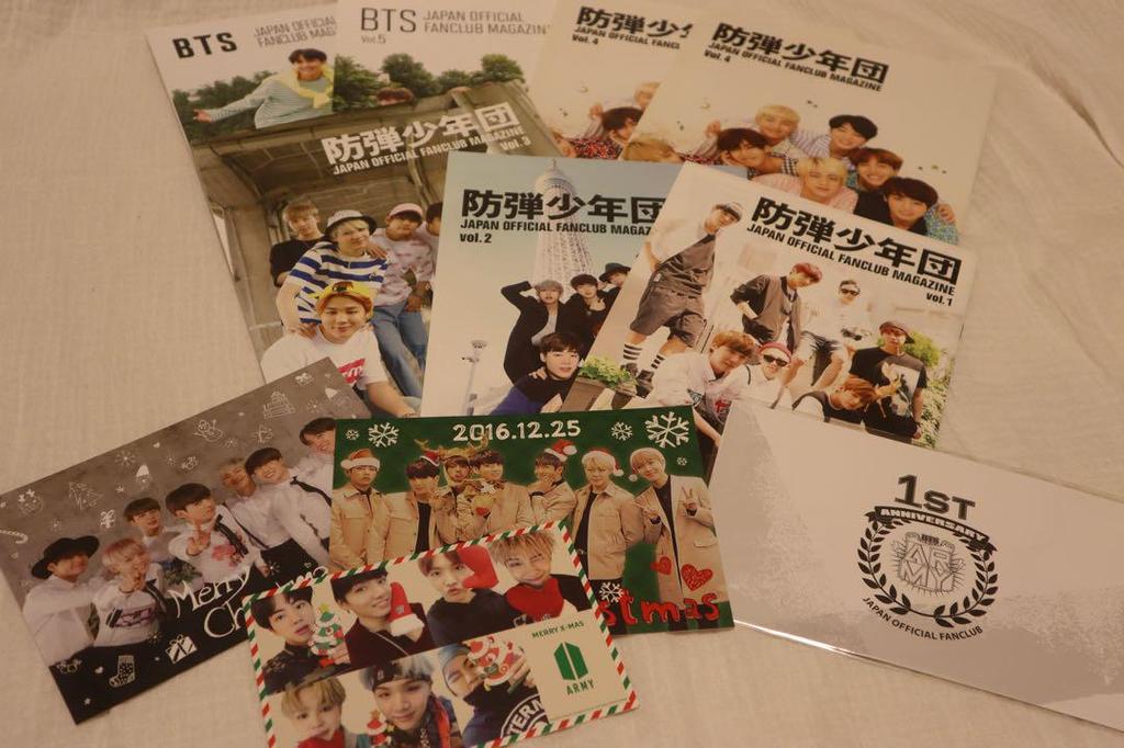 [USED] BTS Official Fan Club Newsletter Vol.1-6