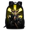 Thunderbolts Kids Durable Backpack 15in Large Capacity Oxford Schoolbag Anime