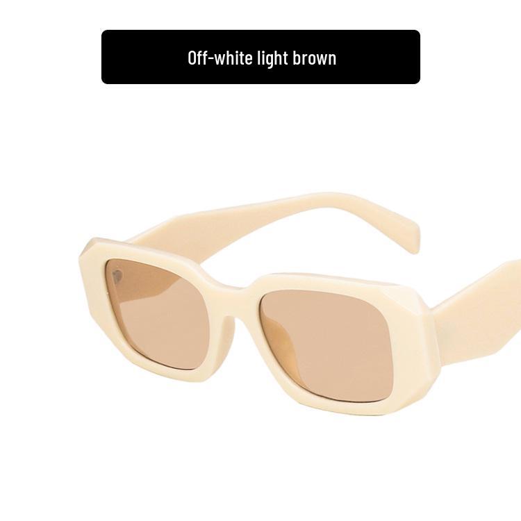 P Family 2021 Women's Irregular Square Sunglasses - Big Face Influencer Style