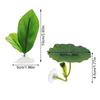 2Pcs Water Plant Leaves for Fish Tanks Aquarium Decorations Beautiful Appearance Artificial Plant Leaves Multicolored
