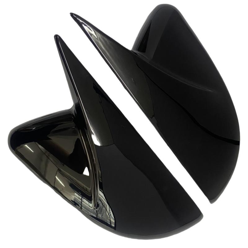 2x Carbon Look sidovingsspegelskydd för VW för Volkswagen Golf 6 MK6 GTI GTD 2009-2013 sidobackspegelkåpa