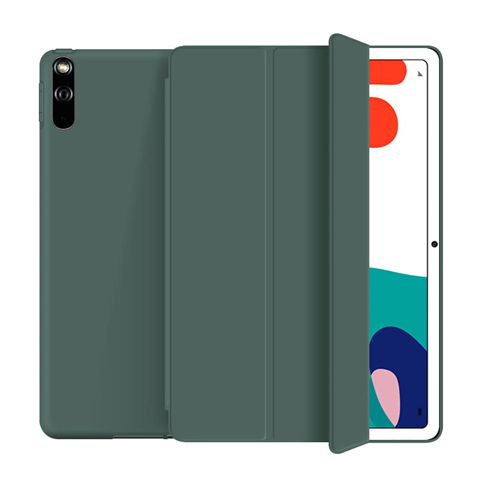 Nouvel Étui pour Huawei MatePad 10.4 Étui BAH4-AL10/W09 Housse Souple en Silicone Mate Pad 10.4 BAH3-W09/L09/AL00 Étui pour Tablette For MatePad 10.4 vert foncé