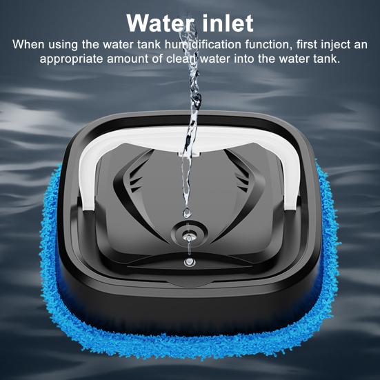 Mini Elektrikli Süpürge Süpürge Güçlü Emiş Şarj Edilebilir Kuru/Islak Kablosuz Temizleyici Evcil Hayvan Tüyü Temizleme Akıllı Robot