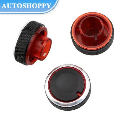 3Pcs/Set Aluminum Alloy Car Air Conditioning Knob AC Heater Button Switch Knobs for Nissan Qashqai X-Trail T32 Accessories