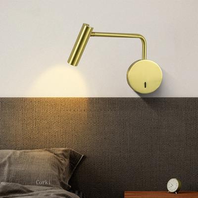 Modern LED Wall Lights 9w with Switch LED Wall Lamps Living Room Indoor Lighting Bedside for Bedroom Read Wall Sconce