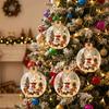 Transparent Light-Up Christmas Ball Ornament Acrylic LED Christmas Tree Globe Decor  Party Supplies