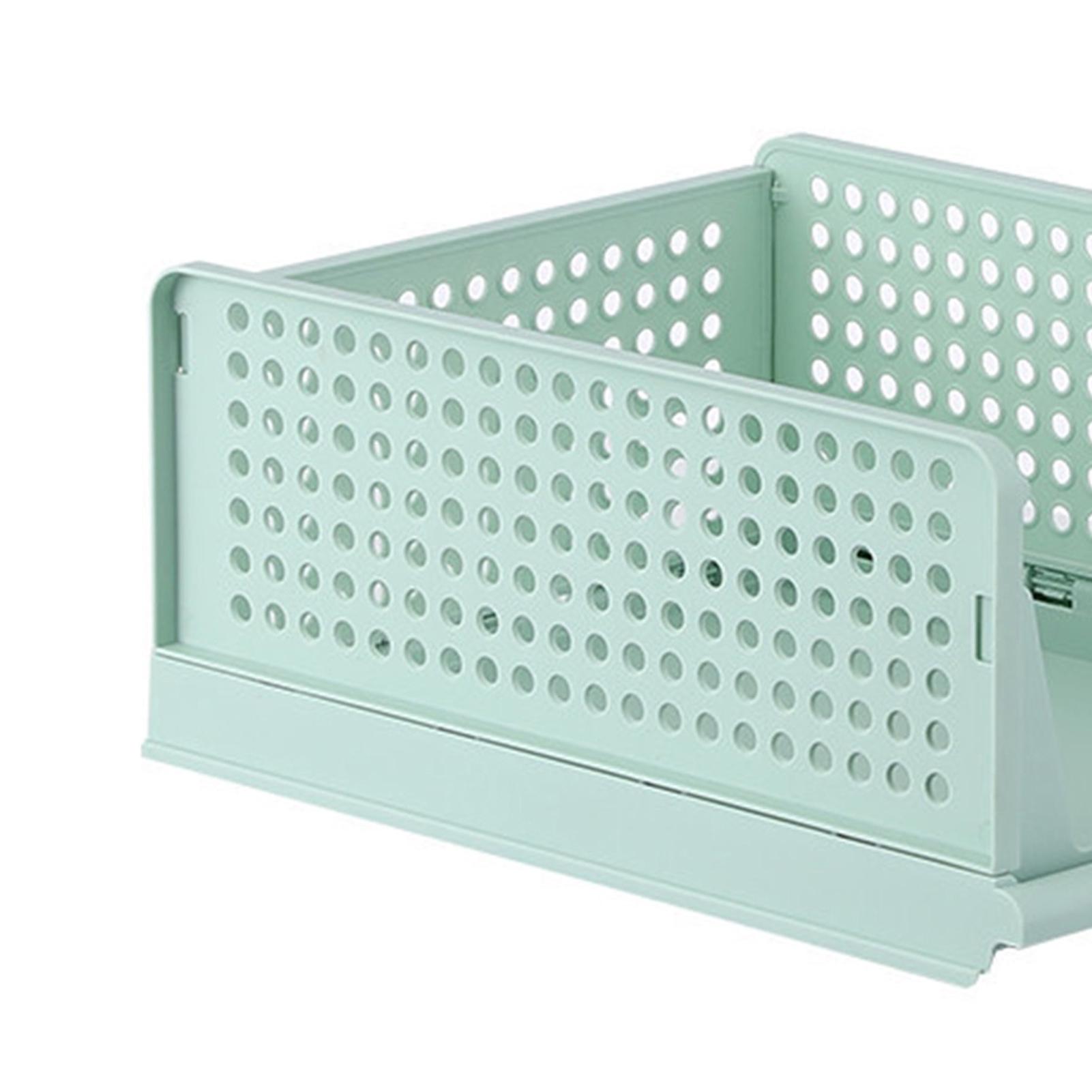 Складная корзина для хранения пластиковая большая открытая корзина для одежды для гардероба для спальни гостиной