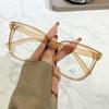 Large Anti-Blue Light Glasses - Unisex Fashion for Men & Women, European & Korean Style, Celebrity & Student Myopia Glasses