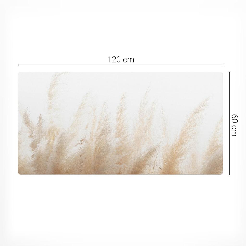 Gaming Protective Mat for Keyboard and Mouse Delicate Grasses 120X60 Cm