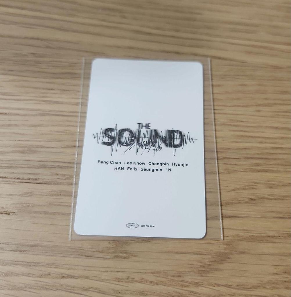 [USED] StrayKids Rino Han SOUND Trading Card Unit