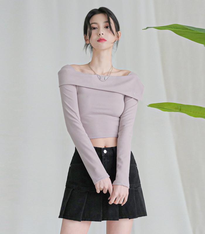 Urban Dress Beauty Shoulder T-Shirt - 5Col