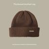Wool hat women's autumn and winter metal standard mohair knitted cold hat men's versatile loose thickened warm pile hat