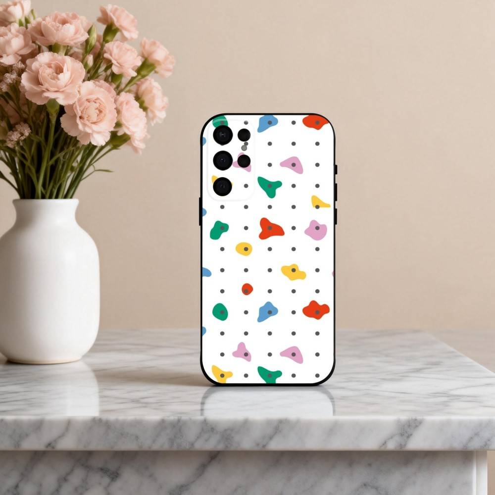 R-Rock C-Climbing Wall Art Phone Case For Samsung S25,S24,S21,S22,S23,S30,Ultra,S20,Plus,Others Soft Black Case