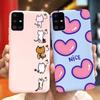 For Samsung Galaxy A51 5G SM-A516B Lovely Printing Jelly Phone Case Soft Silicone TPU Back Cover For Samsung A51 5G UW SM-A516V