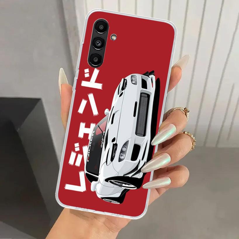 JDM Tokyo Drift Sports Car Phone Case for Samsung Galaxy A17 A16 A26 A36 A56 A15 A25 A35 A55 A14 A24 A34 A54 A13 A23 A33 A53 A05