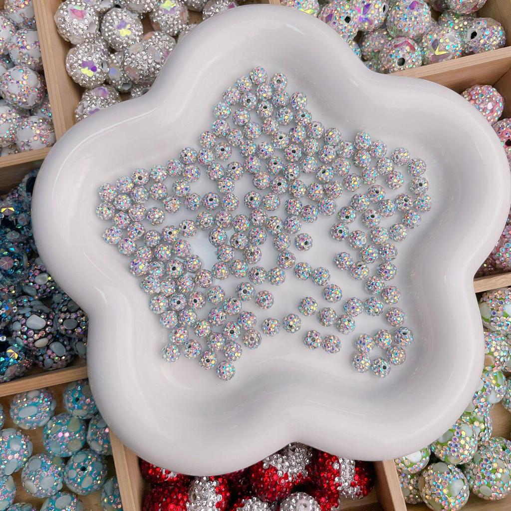 Handmade Rhinestone Crystal Beads for DIY Jewelry: Diamond Ball, Spacer, Pendant Materials