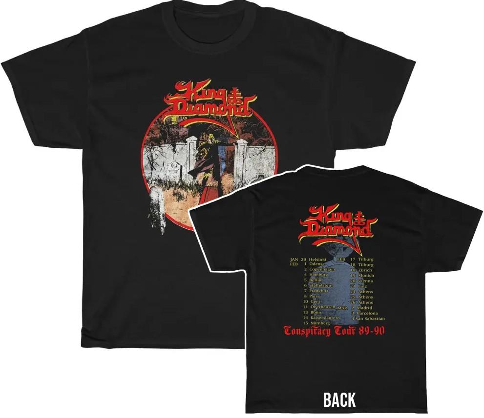 King Diamond 1989 – 90 Conspiracy Tour Skjorte Dobbeltsidig