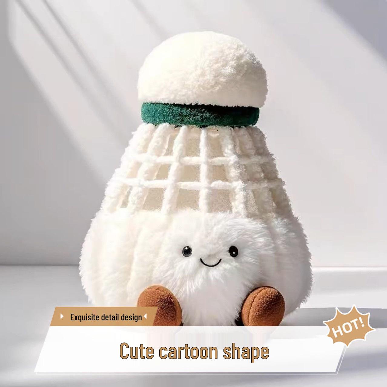 

Fun & Cute Badminton Plush Pendant Toy 15cm In Stock