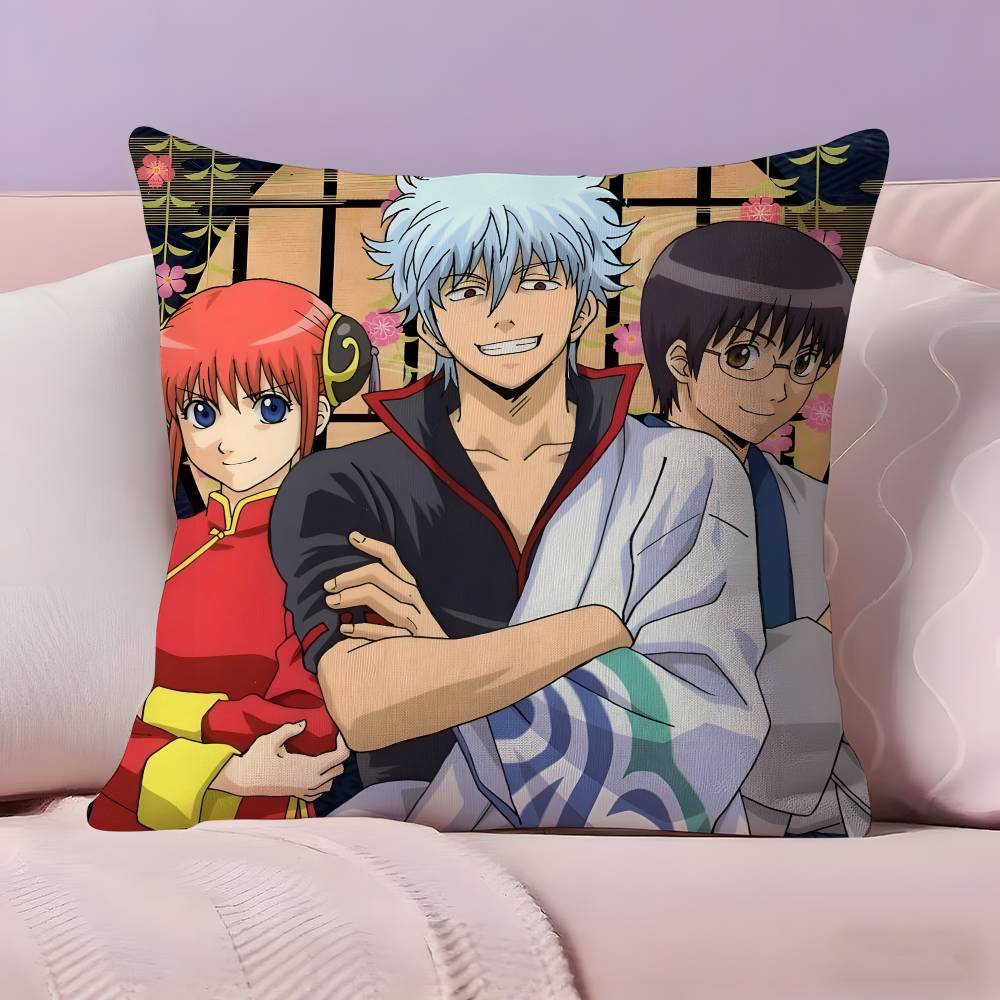 G-GINTAMA Anime Pillow Case  Ultra Soft Skin Friendly Fabric Cloud Like Comfort & Concealed Zipper
