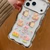 Ins Cute Cat Dog Apple 17/16pro Cartoon Mobile Phone Case iPhone15/14 New Pro All-inclusive I Anti-drop Protective Case