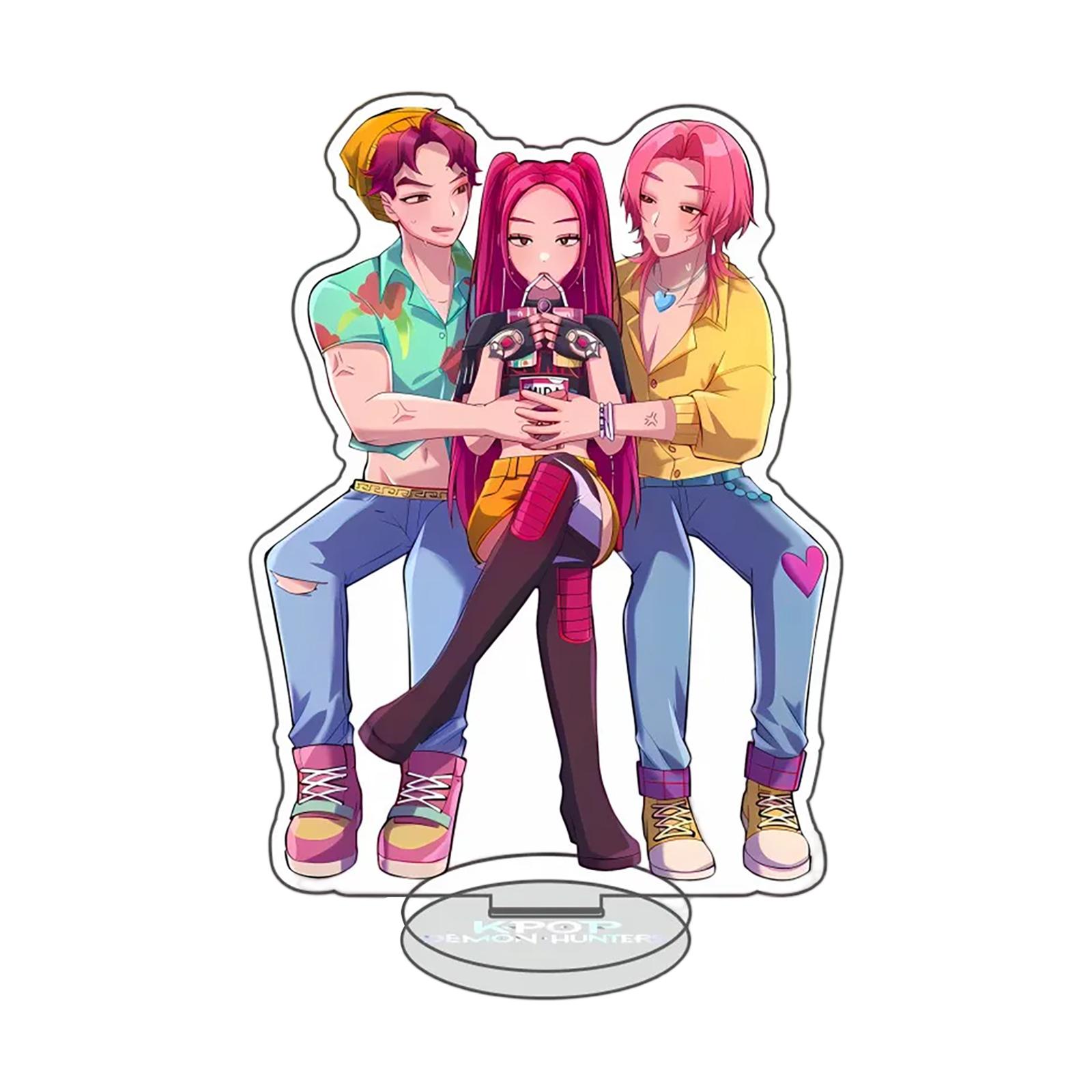 

Милая акриловая подставка с элементами в стиле аниме, красивое украшение для рабочего стола One Size