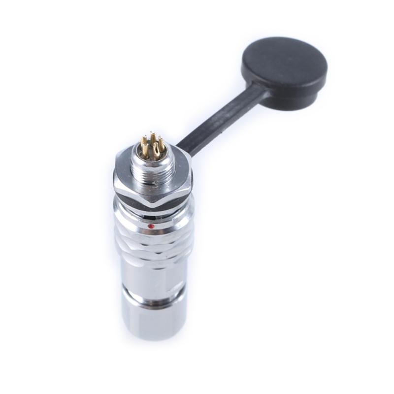 Metal SF6 Plug And Socket Pair  Industrial Connectors Quick Push Pull Precise For Digital Cables