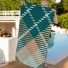 Scottish Tartan Print Beach Towels Shower Towel Sauna Travel Spa Microfiber Quick Dry Gym Accessories Cute Room Decor