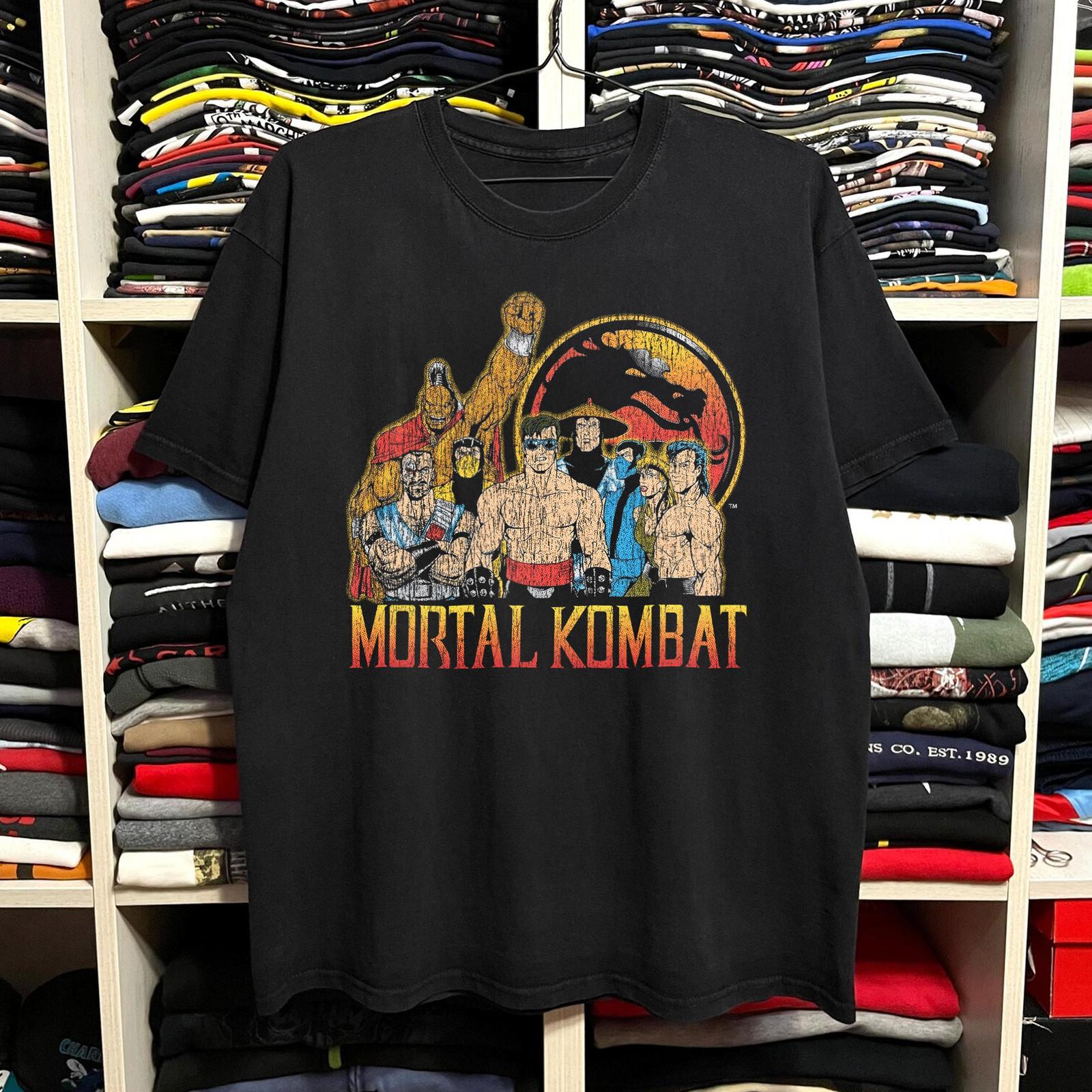 Mortal Kombat Characters Promo T-Shirt Black S L