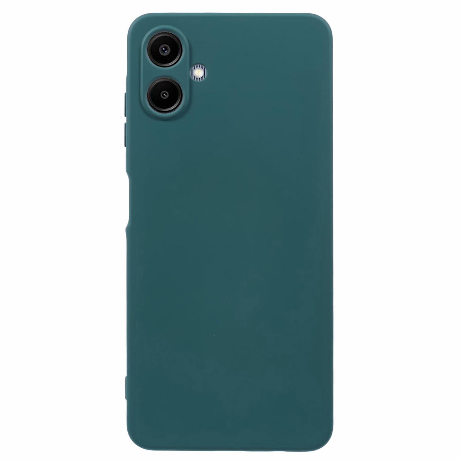 

For Samsung Galaxy A06 4G Case Arc Edge 2.0mm TPU Protective Phone Cover Midnight Green