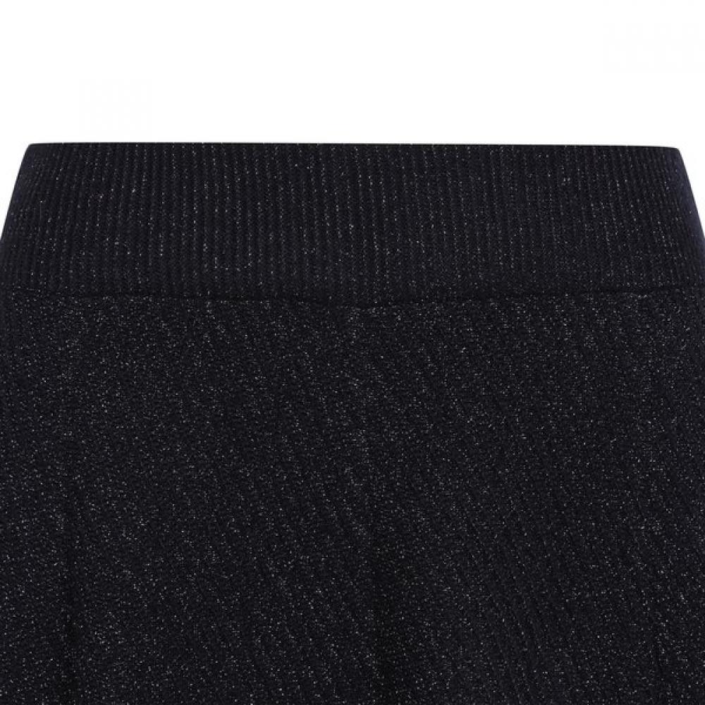 Ggpx New York Pearl Ruffle Knit Maxi Skirt Gobsk026f