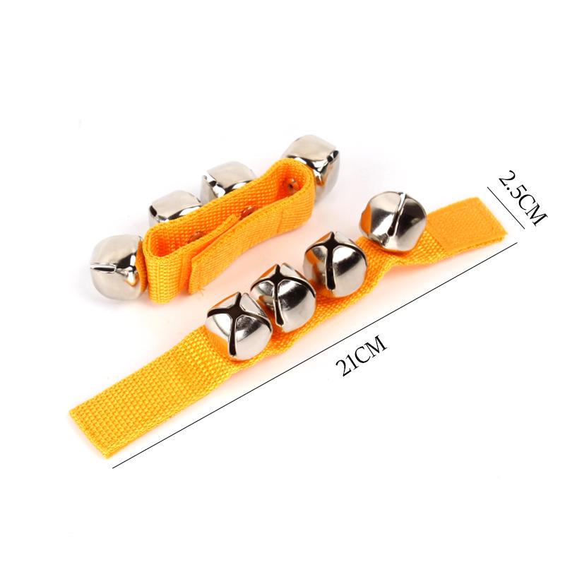 1 Pereche Clopoței de Încheietură Copii Clopoței Agită Zornăitori Jucărie Percuție Jucării Educaționale Purtabile Nu se Deformează Ușor Clopoțel Orff