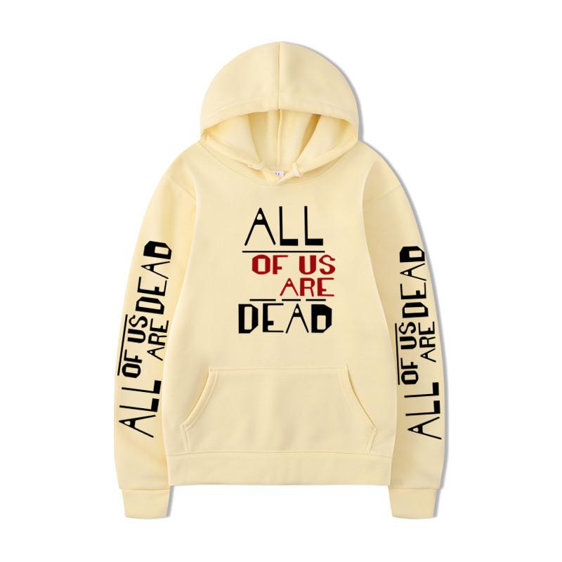 All of Us Are Dead Korean Drama Print Men's Hoodie Vintage Unisex Pullover Men Graphic Hoody Tops Oversize Clothing