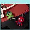 Hulk Iron Man Plüsch Schlüsselanhänger Mit Weichem Kurzem Plüsch Für Sammler Und Fans