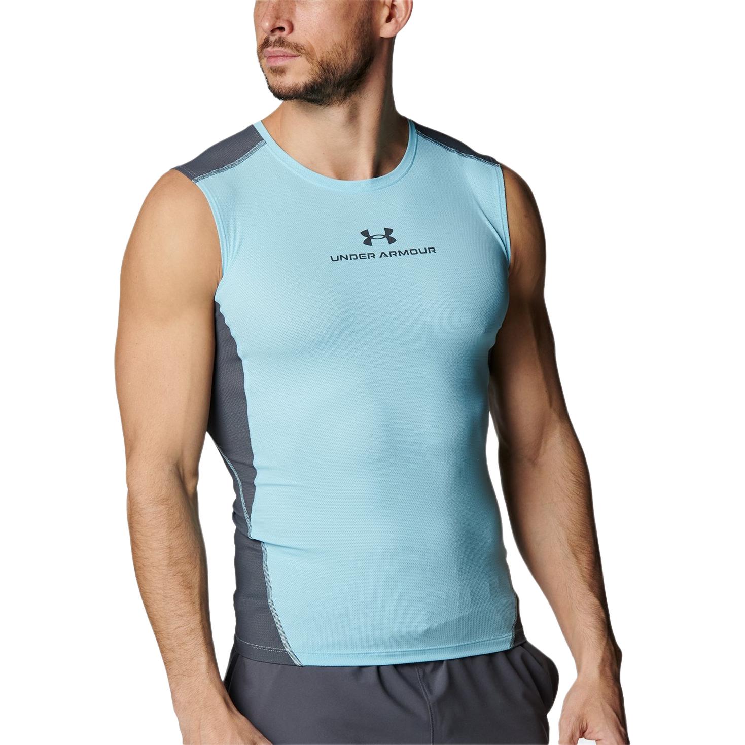 Under Armour Iso Chill Tank Top Men s Flow 6001531-494 SM (S)