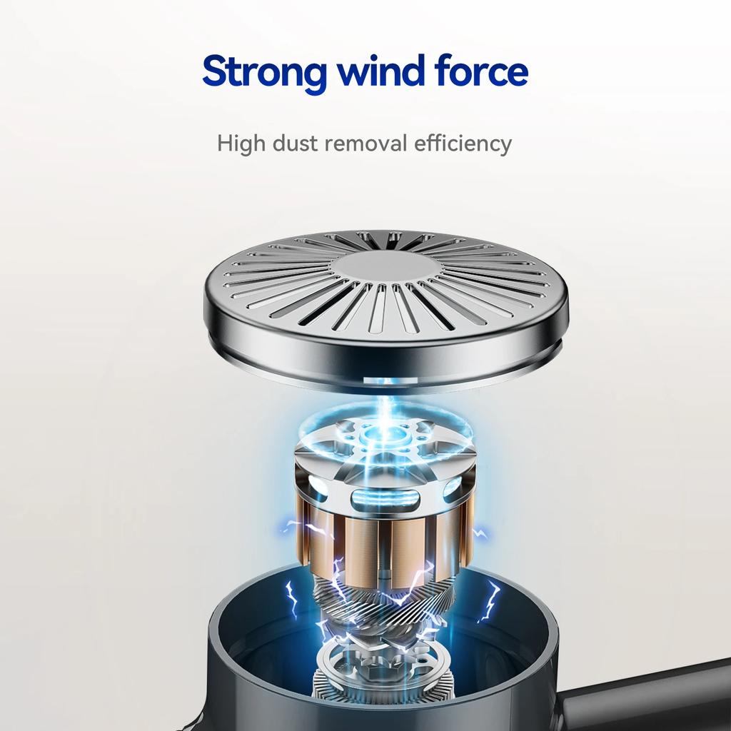 BELIBUY Mini Wireless Car Vacuum Cleaner Powerful Wireless Car Cleaner HandHeld Portable Carpet Vacuum Cleaner Cleaning Machine