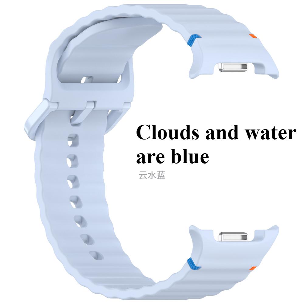 Silicone Band for Samsung Galaxy Watch 8 Classic 46mm Strap Accessories Smartwatch Rubber Bracelet for Samsung Galaxy Watch 8 44mm 40mm Strap