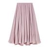 Elegant Flowy A-Line Midi Skirt
