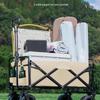 Portable Folding Outdoor Camping Cart with Off-road Wheels