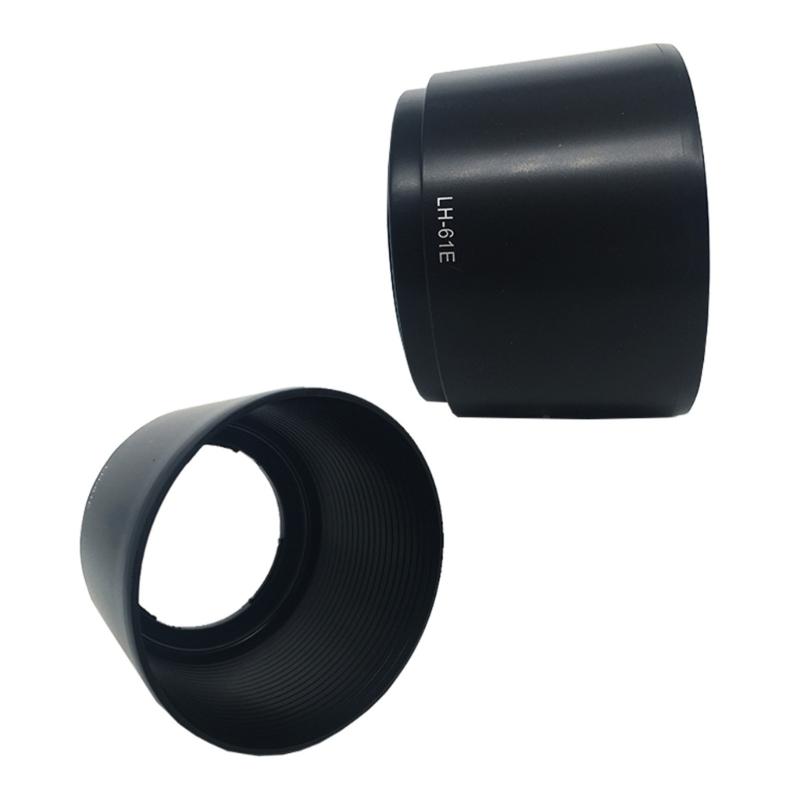 Camera Lens Hood LH-61E Lens Shade Replacement Repair Lens Protector for 75-300mm f/4.8-6.7 Camera Lens