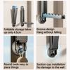 Portable Clothes Drying Holder Foldable Clothes Drying Rack Suction Cup Folding Sock Clip  Hotel
