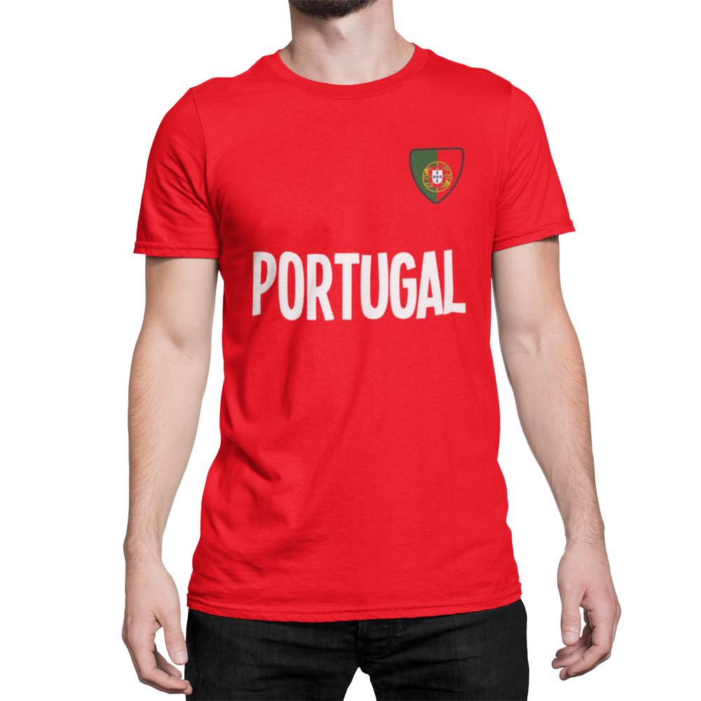 

ПОРТУГАЛИЯ 2024 Дизайнерская футболка Футбол Мужская Название страны Доставка по всему миру S