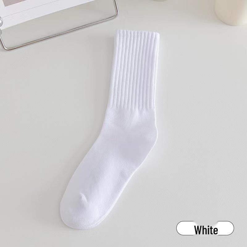 

Женские спортивные носки до середины икры в вертикальную полоску, дышащие, для весны и лета One Size Mid-Calf (Optional Packaging) белый