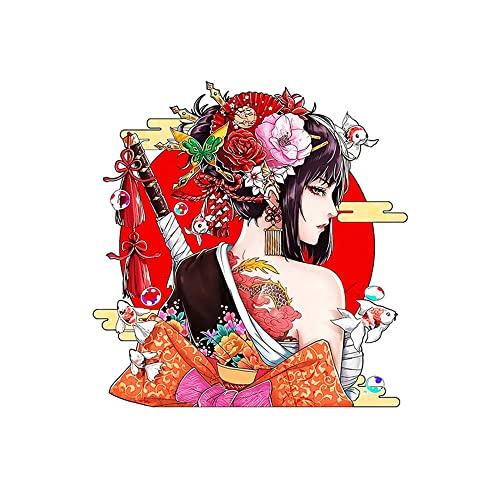 

Наклейка на автомобиль Bethel Наклейка на велосипед Водонепроницаемая наклейка на мотоцикл Аниме Красота Декоративная наклейка Многоцелевая (Самурай женского пола, маленький (9.610см))