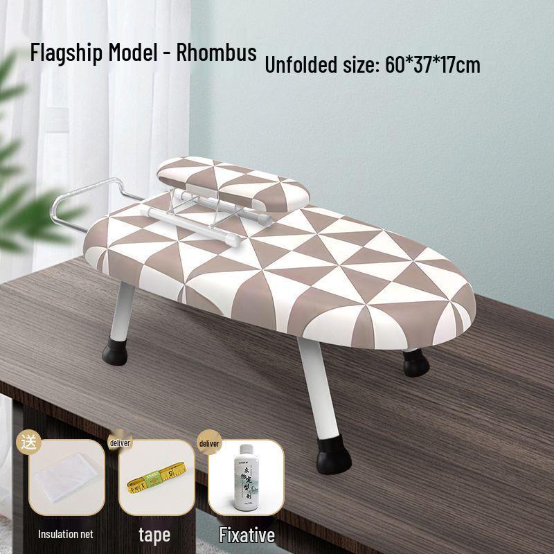 Compact Folding Universal Ironing Board - Mini Electric Mat Table for Clothes
