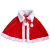 Ymgot Christmas Santa Kids and Santa Claus Poncho Santa Christmas Eve Costume Cloak, Cosplay, Adults, Cape, Outfit, (Children)