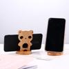 Cell Phone Smartphone Wood Wooden Phone Bracket Cellphone Standing Phone Holder Stand Bracket