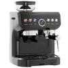 Espresso Machine, 1600 W, Built-In Grinder, Steam Wand, 15-Bar Pump, 2 L Water Tank, Black