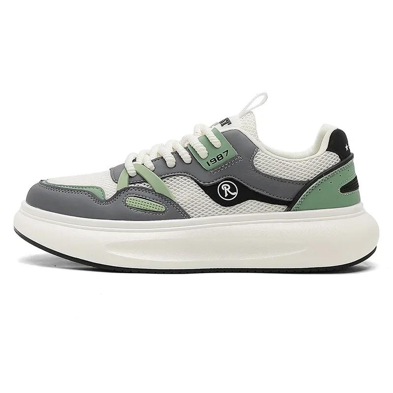 Mens Casual Outdoor Sneakers Autumn New Breathable Walking Running Shoes for Men Tennis Fashion Non-slip Thick Sole Sport Shoes