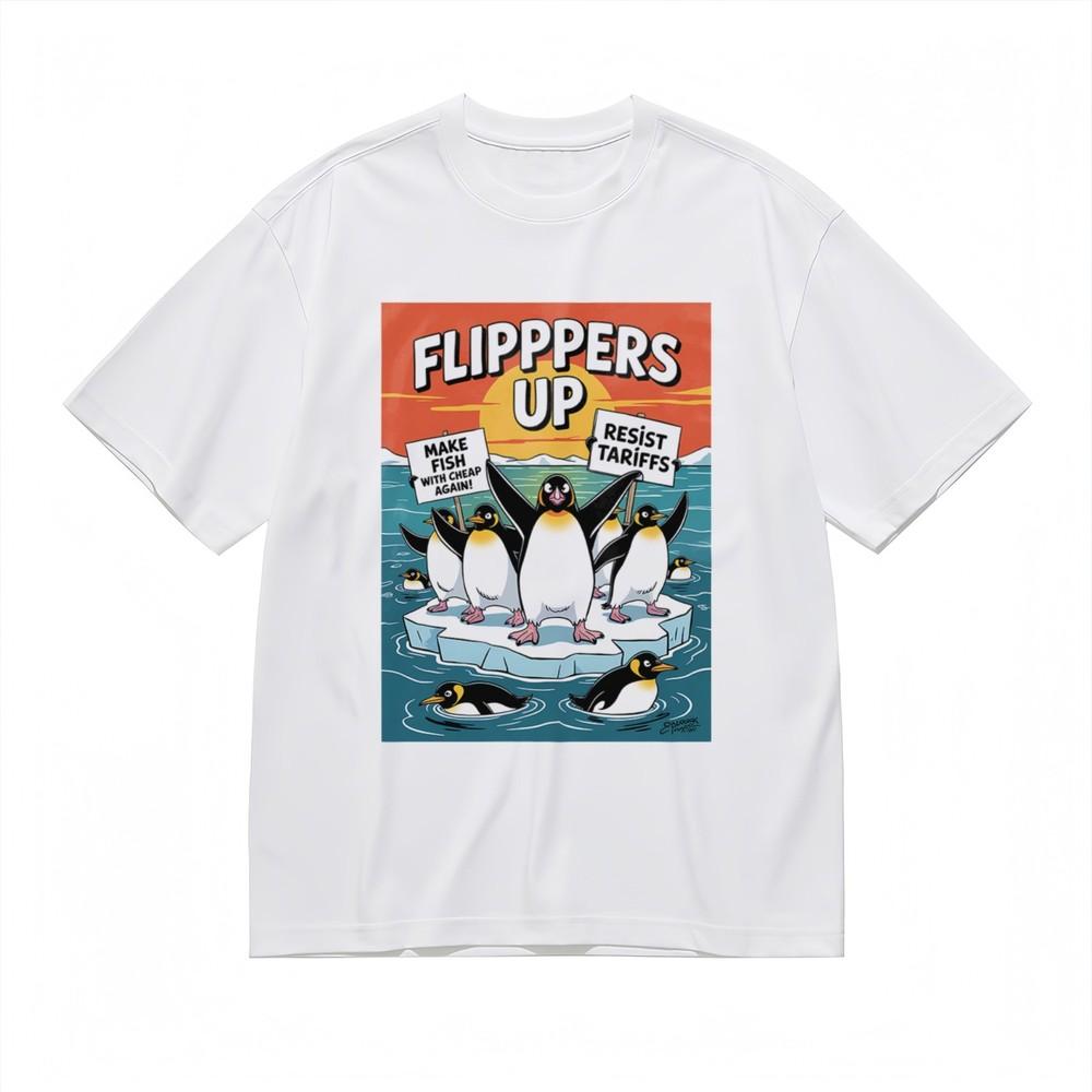 

Women s Comfortable Comfy Classic T Shirt Polar Animal Ice Scene Design Tee S